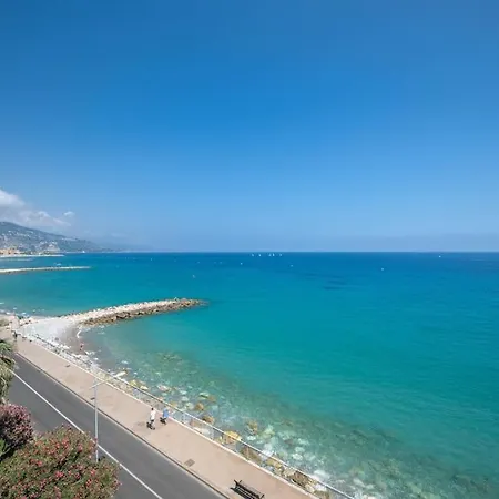 Le Panorama -vue Exceptionnelle - Dernier Etage - Front De Apartment Menton